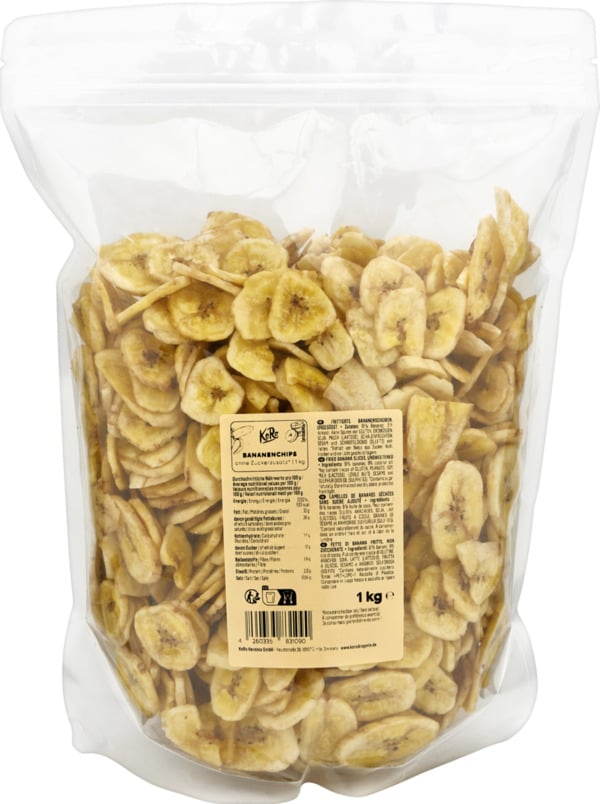 Bild 1 von KoRo Bananenchips ohne Zuckerzusatz