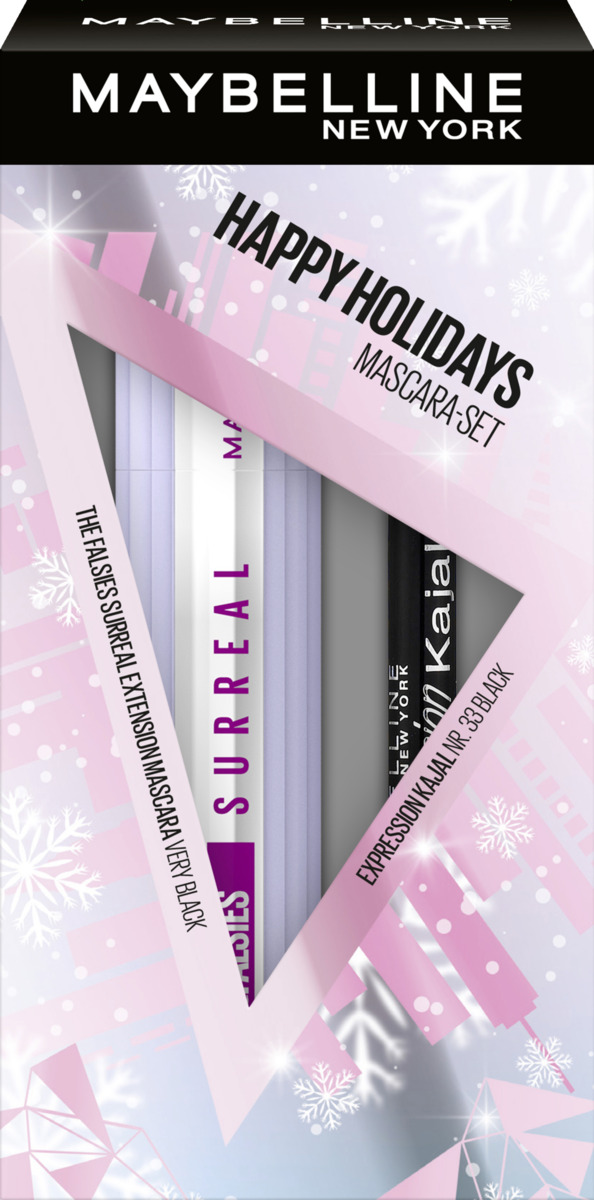 Bild 1 von Maybelline New York Mascara-Set: Falsies Surreal Extensions Mascara & Expression Kajal Eyeliner