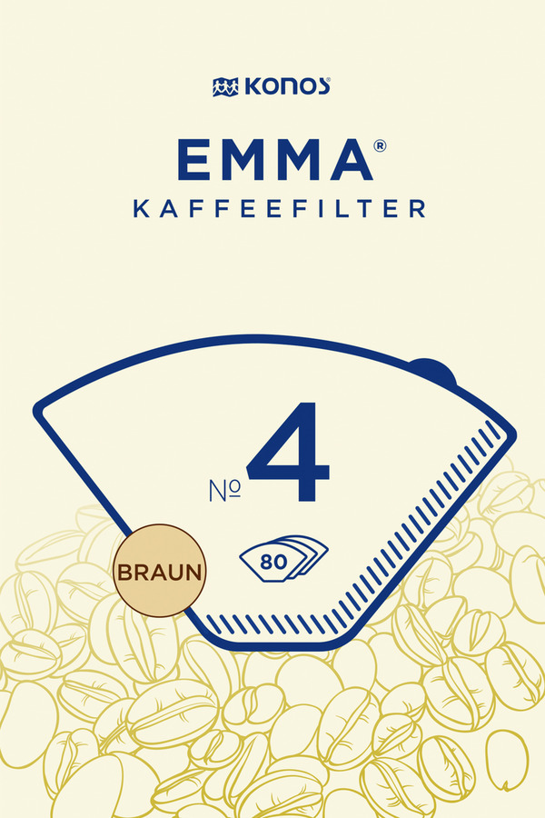 Bild 1 von EMMA Kaffeefilter braun Gr. 4