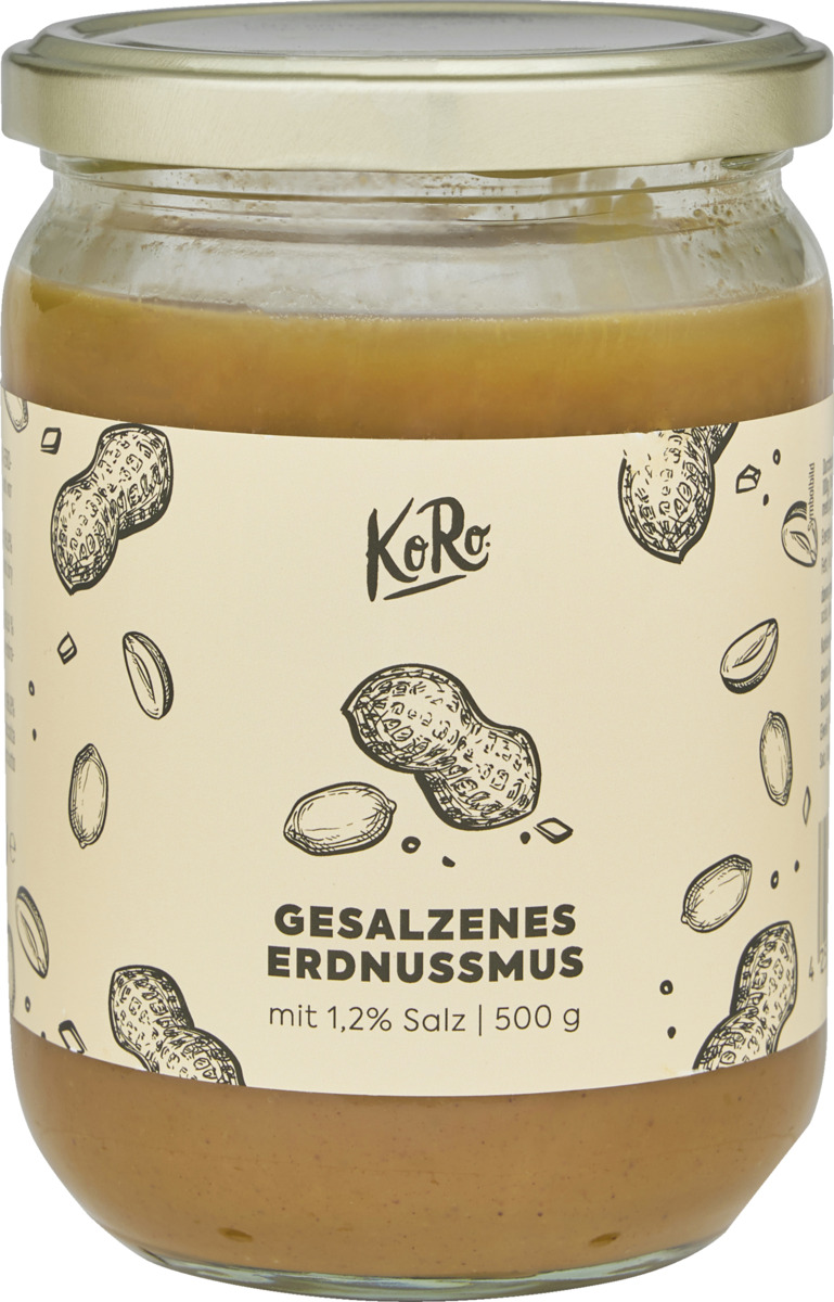 Bild 1 von KoRo Gesalzenes Erdnussmus