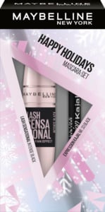 Maybelline New York Mascara-Set: Lash Sensational Voller-Wimpern-Fächer Mascara & Expression Kajal Eyeliner