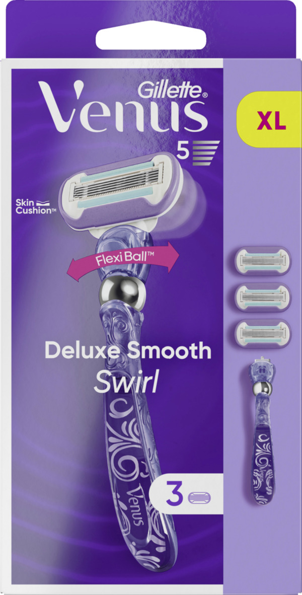 Bild 1 von Gillette Deluxe Smooth Swirl Rasierer mit 3 Klingen