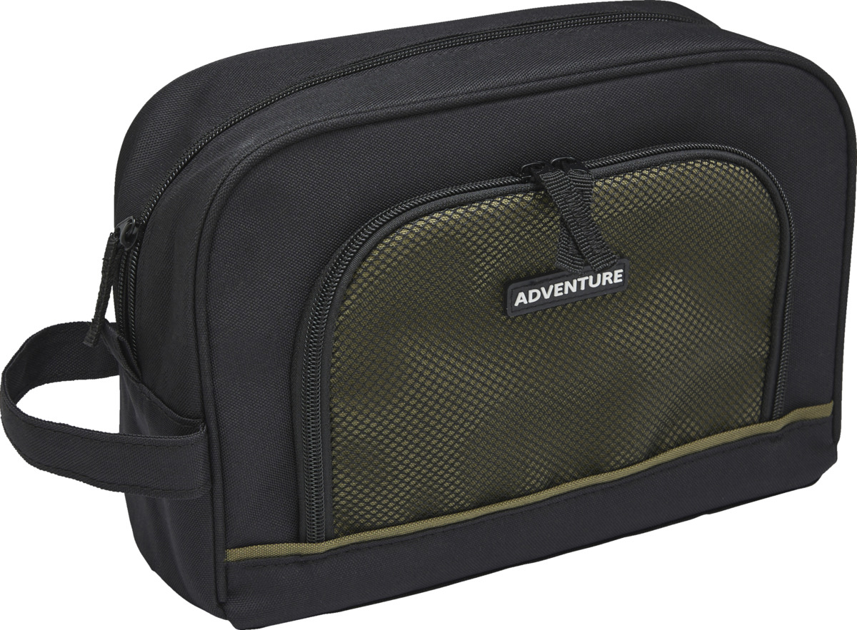 Bild 1 von Travel Collection Herren Kulturtasche schwarz-oliv