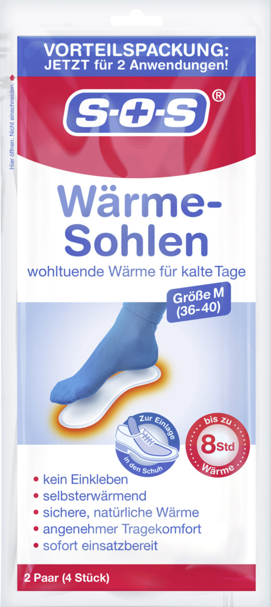 Bild 1 von SOS Wärme-Sohlen Gr. M 36-40