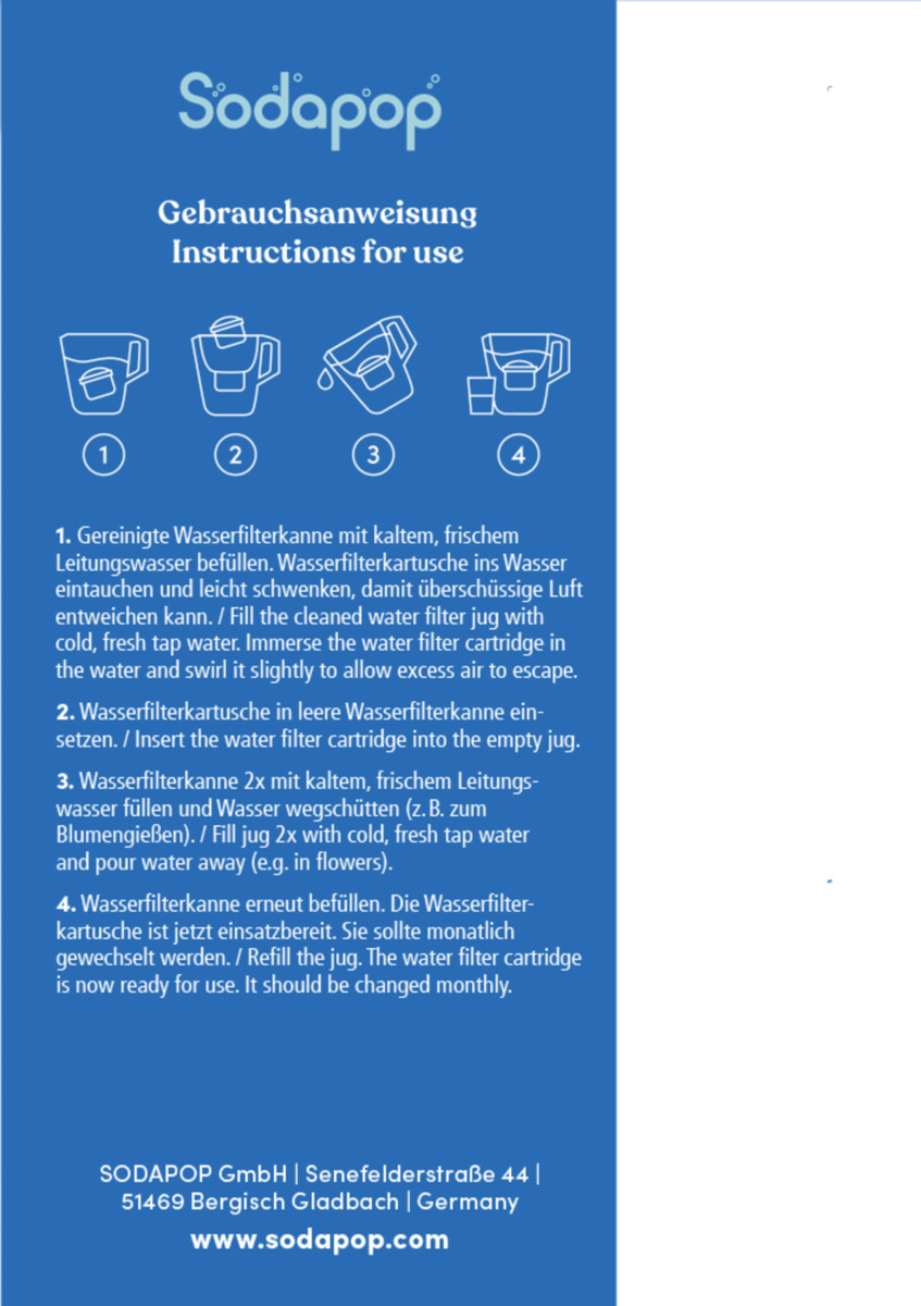 Bild 2 von Sodapop 3er Set Wasserfilter Magnesium