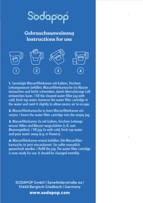 Bild 2 von Sodapop 3er Set Wasserfilter Magnesium