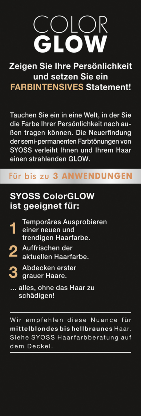 Bild 4 von Syoss Colorglow pflegende Haartönung Kupfer