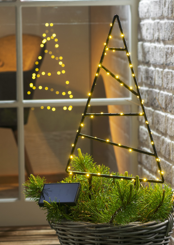 Bild 3 von IDEENWELT Solar-Gartenstecker Tanne