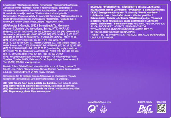 Bild 2 von Gillette Venus Deluxe Smooth Swirl Rasierklingen