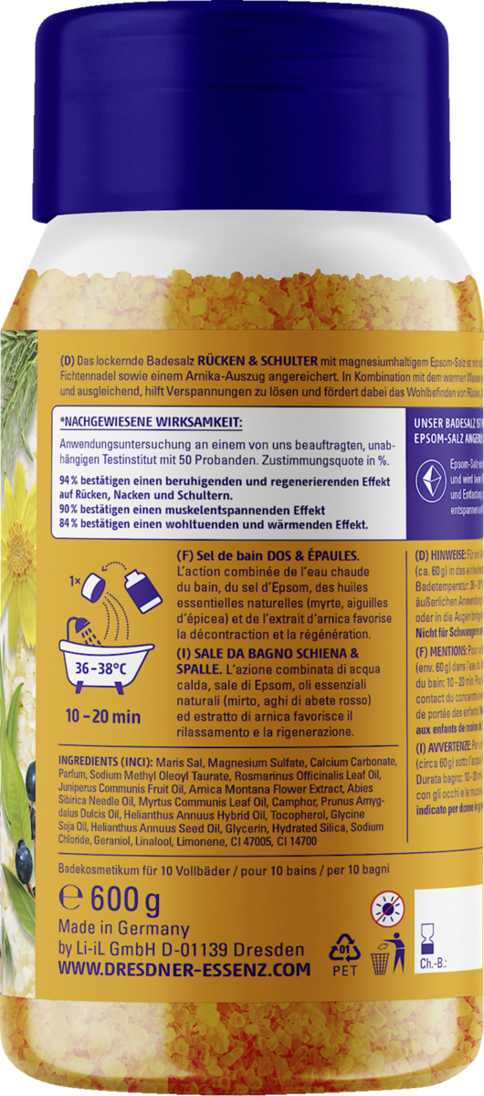 Bild 2 von Dresdner Essenz Badesalz Rücken & Schulter