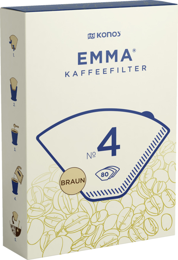 Bild 2 von EMMA Kaffeefilter braun Gr. 4