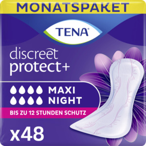 TENA discreet Maxi Night Einlagen Vorratspack