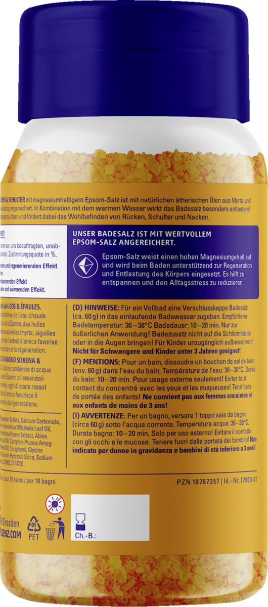 Bild 3 von Dresdner Essenz Badesalz Rücken & Schulter