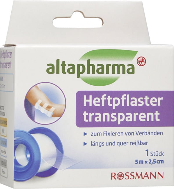 Bild 1 von altapharma Heftpflaster transparent