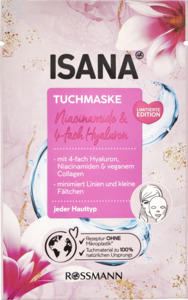 ISANA Tuchmaske Niacinamide & 4-fach Hyaluron