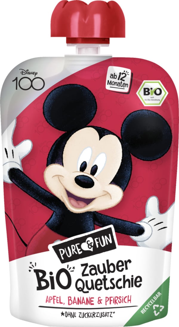 Bild 1 von Pure&Fun Disney Bio Zauber Quetschie Micky