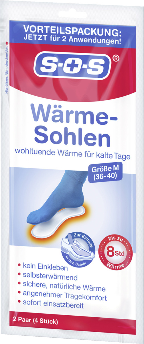Bild 2 von SOS Wärme-Sohlen Gr. M 36-40