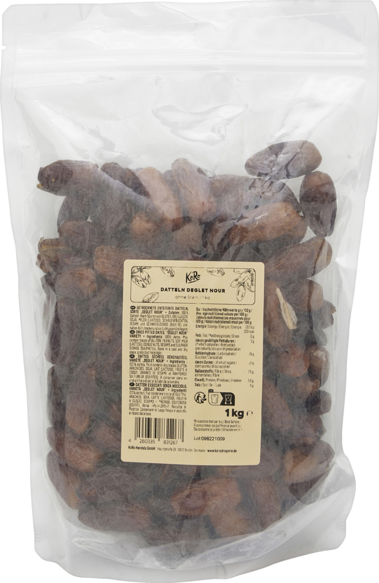 Bild 1 von KoRo Deglet Nour Datteln ohne Stein, KoRo