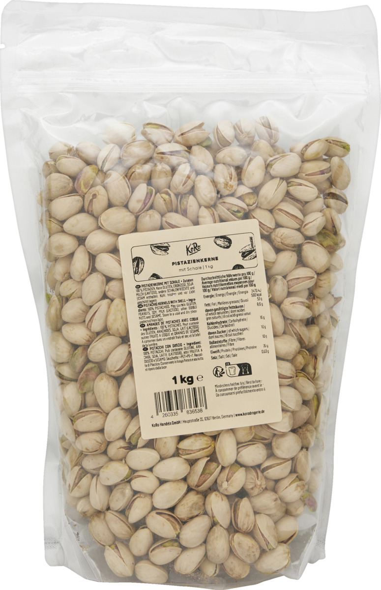 Bild 1 von KoRo Pistazienkerne mit Schale