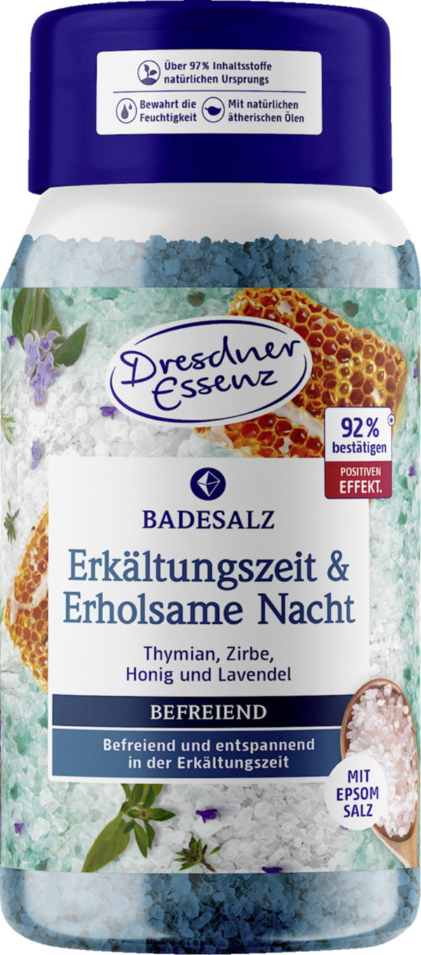 Bild 1 von Dresdner Essenz Badesalz Erkältungszeit& Erholsame Nacht