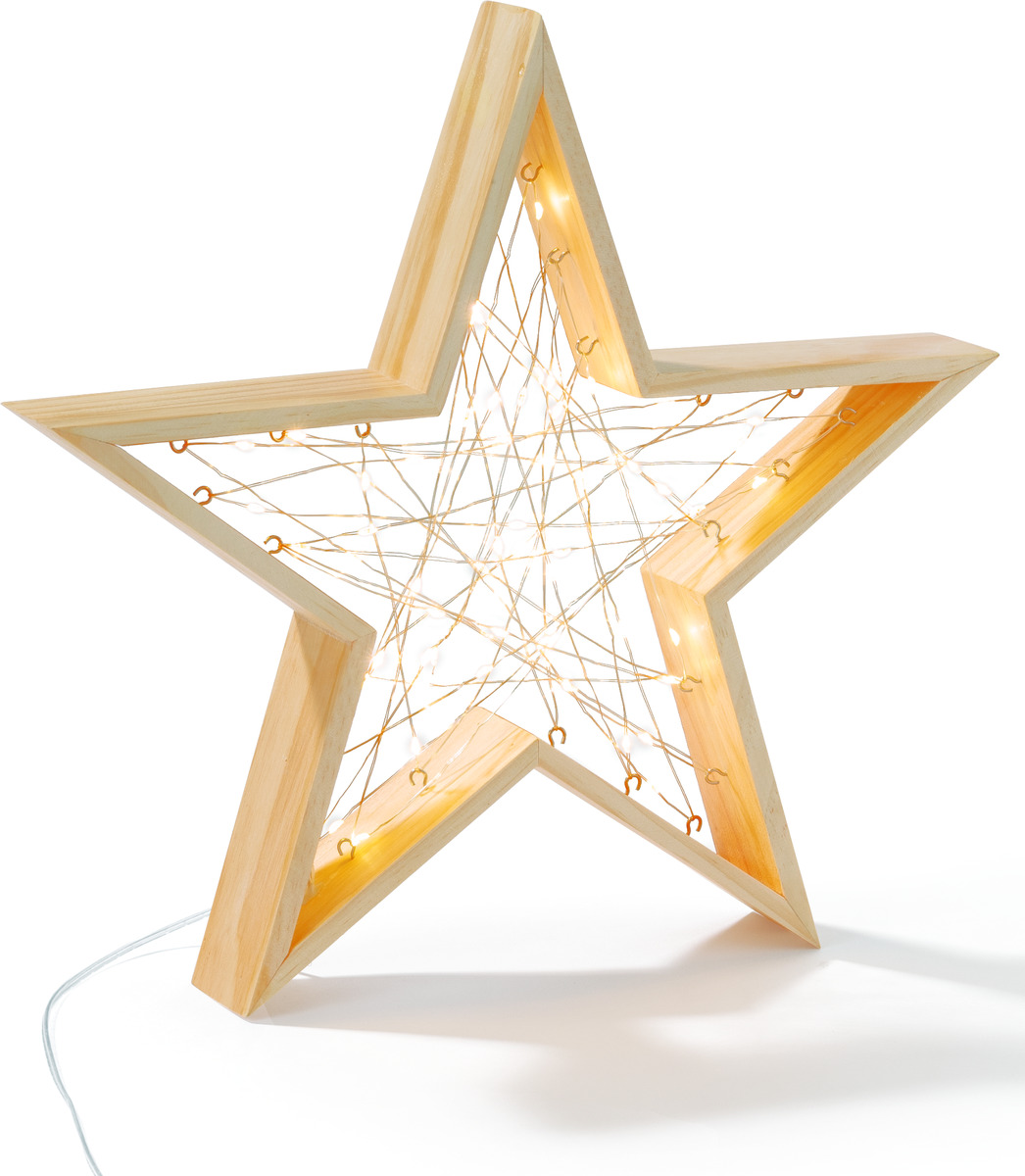 Bild 1 von IDEENWELT LED-Holzstern