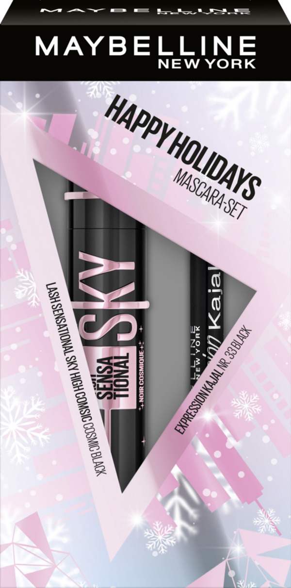 Bild 1 von Maybelline New York Mascara-Set: Lash Sensational Sky High Cosmic Mascara & Expression Kajal Eyeliner