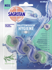 Sagrotan Toilettenfrische Hygiene Plus Eukalyptusfrische WC-Spüler
