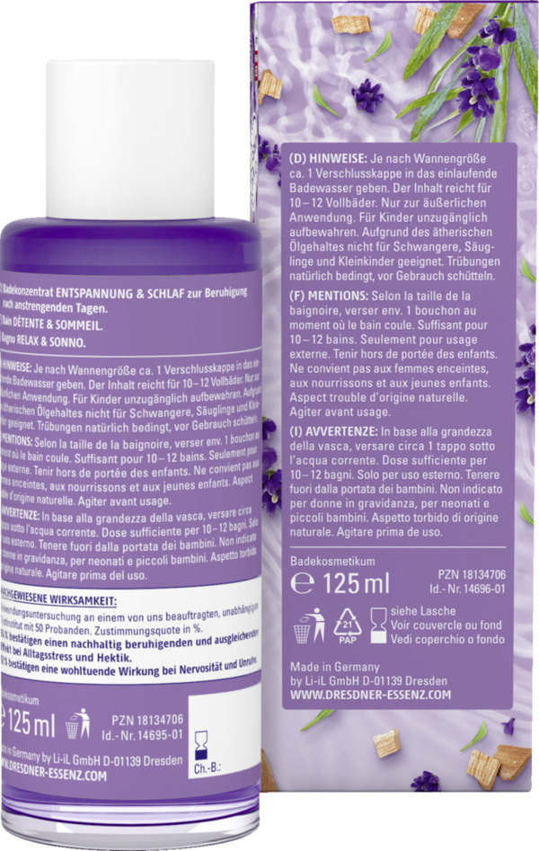 Bild 2 von Dresdner Essenz Badekonzentrat Entspannung & Schlaf