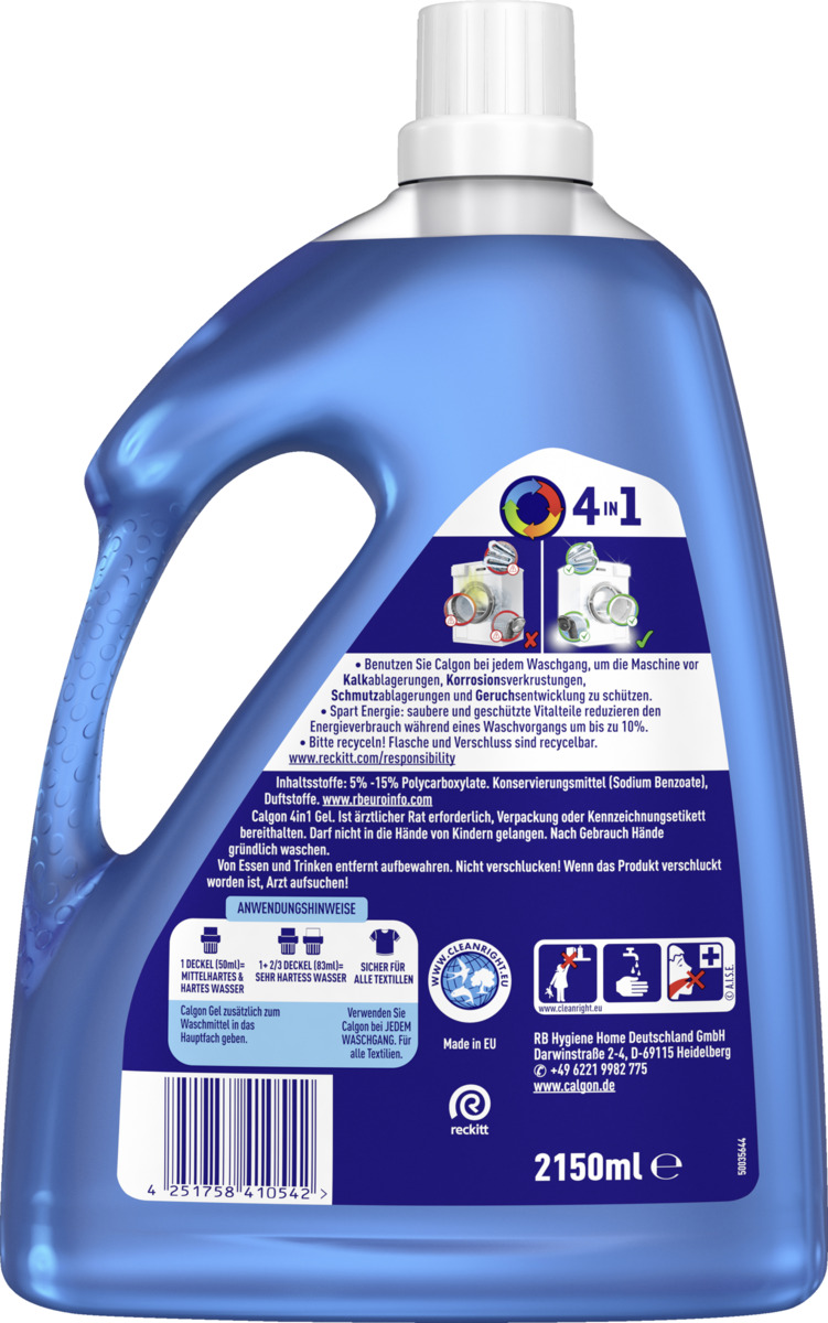 Bild 2 von Calgon 4in1 Power Gel 43 WL