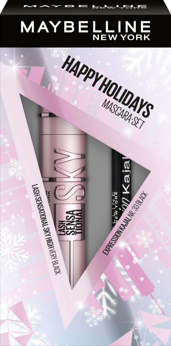 Bild 1 von Maybelline New York Mascara-Set: Lash Sensational Sky High Cosmic Mascara & Expression Kajal Eyeliner