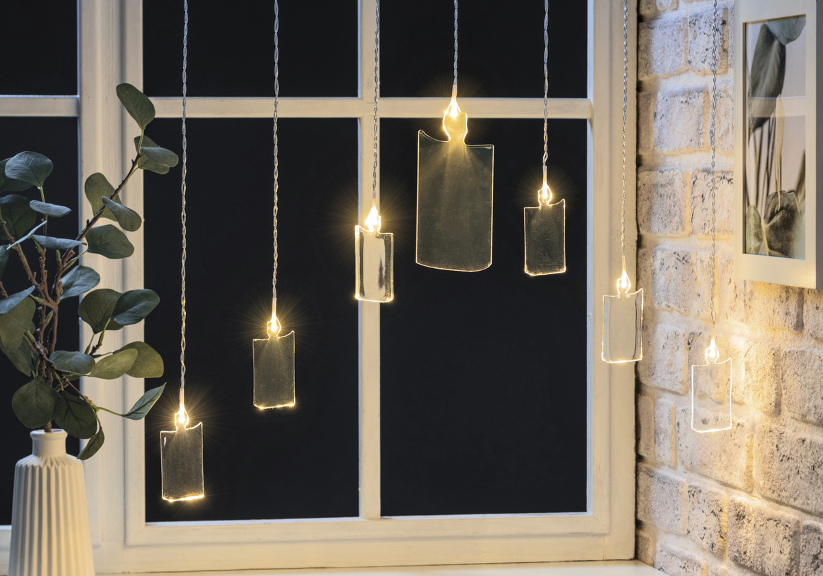 Bild 1 von IDEENWELT LED-Kerzenvorhang