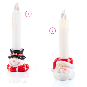 KODi season LED Weihnachtsfigur mit Kerze verschiedene Varianten