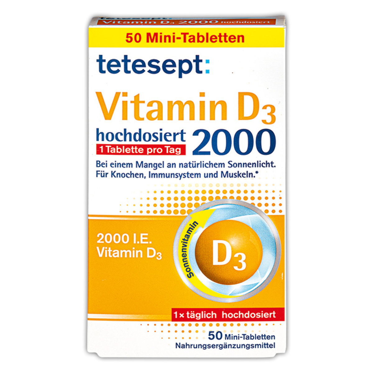 Bild 1 von Tetesept Vitamin D3 2000