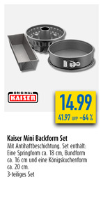 Kaiser Mini-Backform