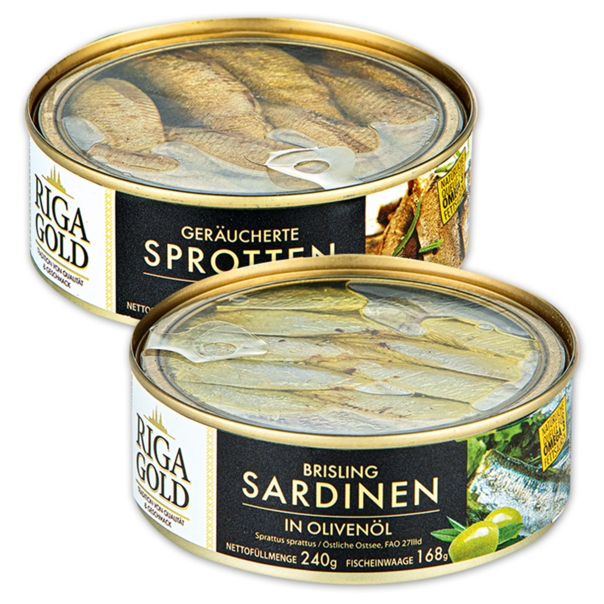 Bild 1 von Riga Gold Sardinen / Geräucherte Sprotten