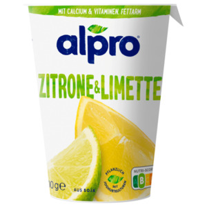 Alpro Soja-Joghurtalternative Zitrone & Limette vegan 400g