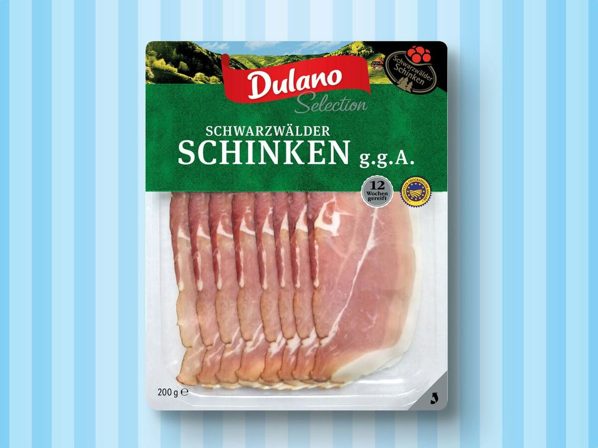 Bild 1 von Dulano Selection Schwarzwälder Schinken g.g.A., 
         200 g