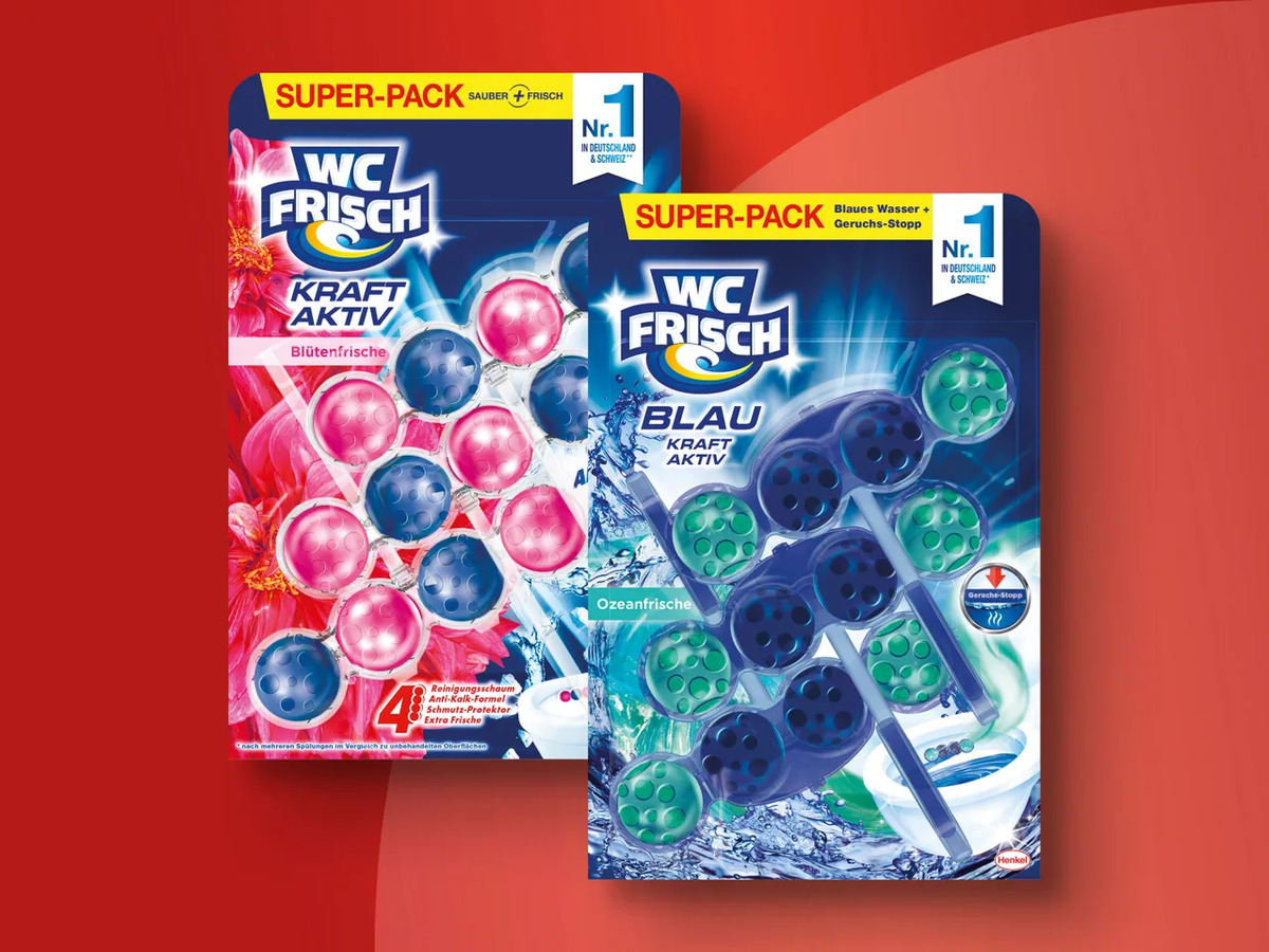 Bild 1 von WC FRISCH Kraft Aktiv WC-Stein, 
         3x 50 g