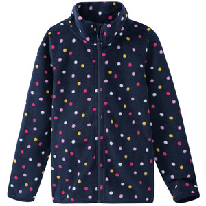 Mädchen Fleecejacke mit Punkte-Allover