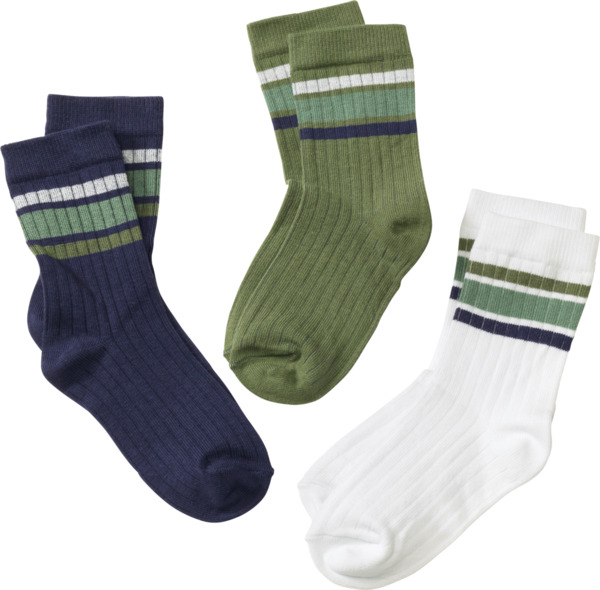 Bild 1 von ALANA Kinder Socken, Gr. 27/29, mit Bio-Baumwolle, blau, grün