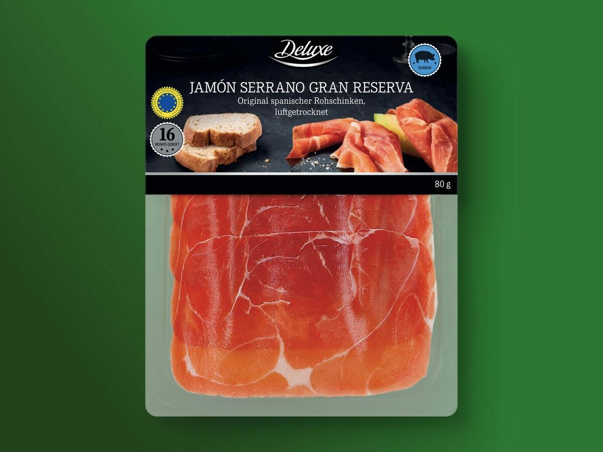 Bild 1 von Deluxe Jamón Serrano Gran Reserva, 
         80 g