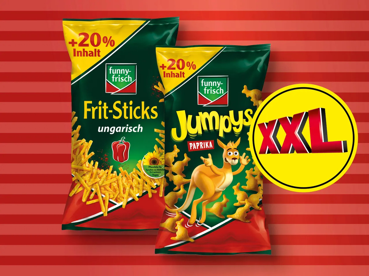 Bild 1 von funny-frisch Spezialitäten, 
         120/96/90 g