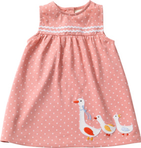 ALANA Baby Kleid, Gr. 74, aus Bio-Baumwolle, rosa