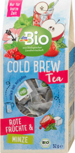dmBio Cold Brew Tea, Rote Früchte (16 Beutel)
