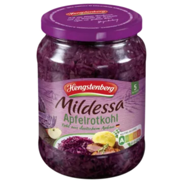 Bild 1 von Hengstenberg Rotkohl oder HAK Apfel-/Rotkohl