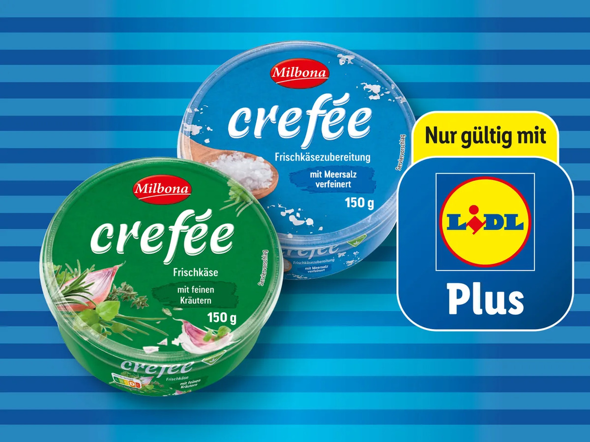 Bild 1 von Milbona Crefée Frischkäse, 
         150 g