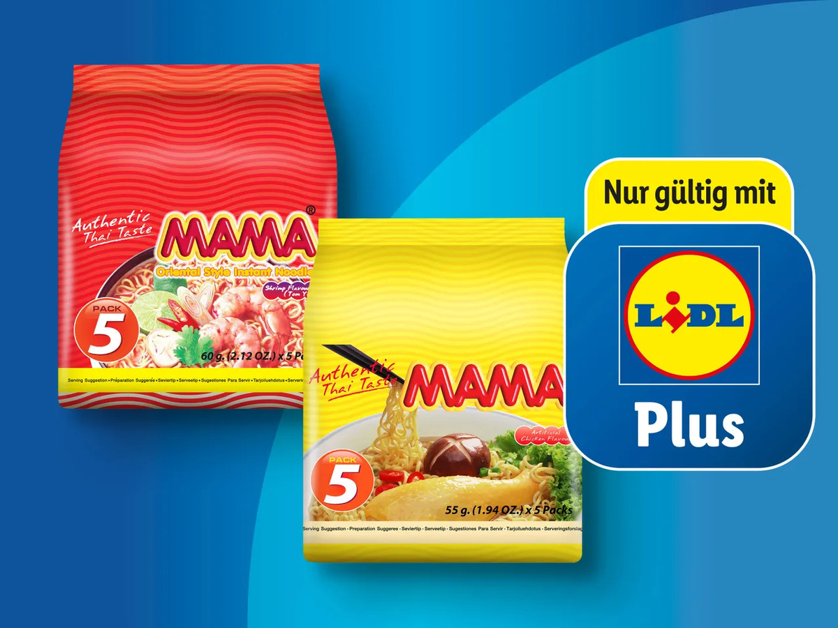 Bild 1 von Mama Oriental Style Instant Noodles, 
         300/275 g