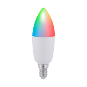 Smartes LED-Leuchtmittel Lola, Kerze, E14, Rgb, CCT – Energieeffizienzklasse G