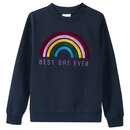 Bild 1 von Mädchen Sweatshirt mit Regenbogen-Applikation