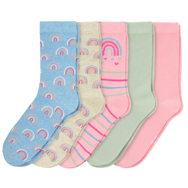 Bild 1 von 5 Paar Mädchen Socken im Set